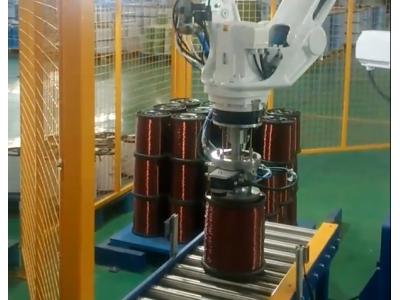 漆包線行業(yè)：華洋銅業(yè)視覺引導機器人案例展示